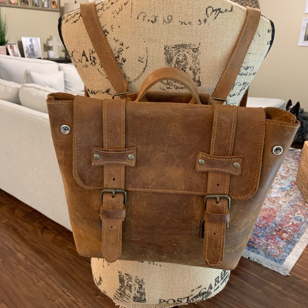 Handmade Leather Backpack